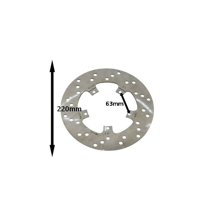 Disque de frein Piaggio original 220 mm fly new 2012 666761 - vue 4