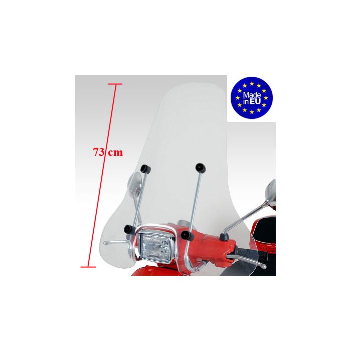 Pare-brise Regia avec kit de montage élevé clair Vespa S - vue 4