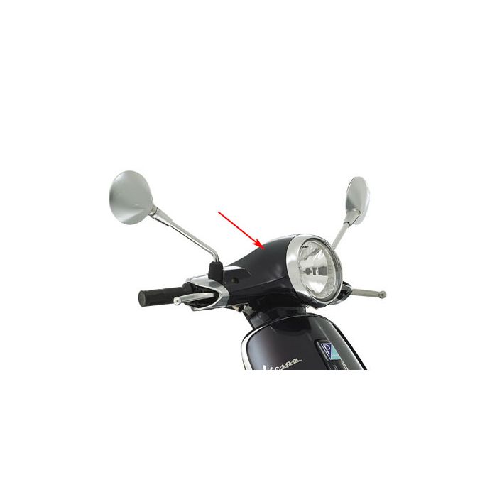 Cache guidon Piaggio Original Vulcano noir 98/A Primavera 67364600XN2