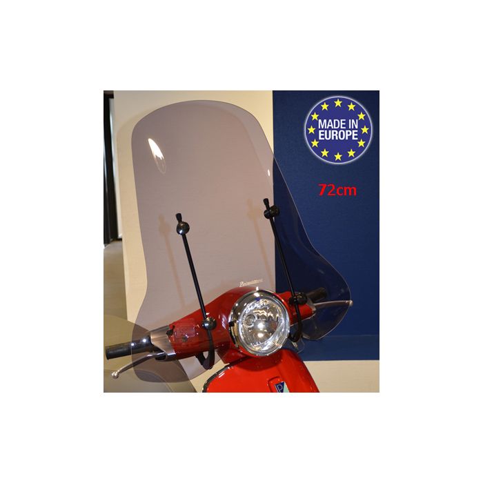 Pare-brise Regia Primavera 72 cm fumé avec kit de montage élevé - vue 4