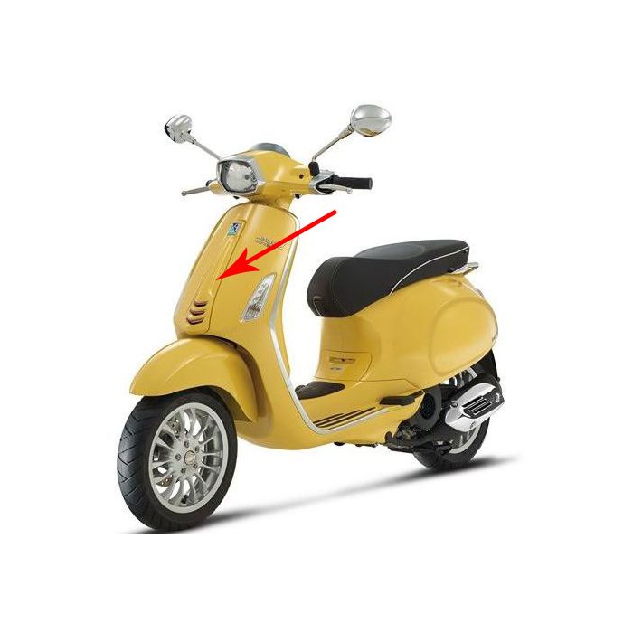 Face avant Piaggio Original jaune 968/A Sprint 1B000203000L5