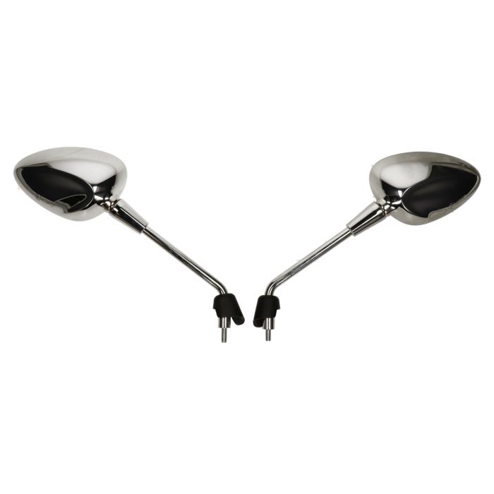 Paire de rétroviseurs long modèle original avec approbation électronique chrome sprint - vue 2