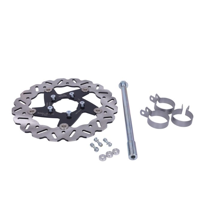 Fourche Malossi complète disque ondulé F37R Runner 125cc 180cc 200cc VX50 4616135 - vue 4