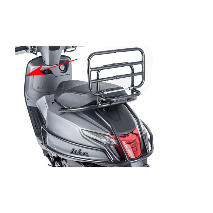 Bande décorative Kymco Original protège-jambes gauche noir brillant 64314-acc1-e10-n1p - vue 2