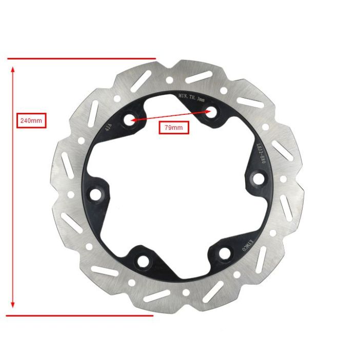 Disque de frein Kymco original Super 8 45121-LEJ2-E80 - vue 2