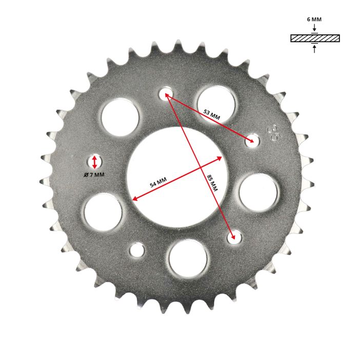Couronne DMP Qualité A (420) 35t 1/4 kreidler - vue 3