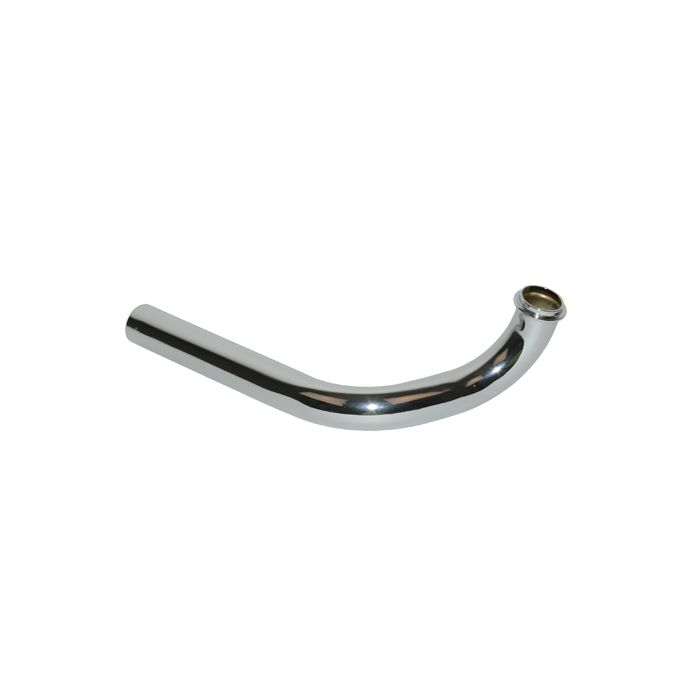 Coude de pot d'échappement bridé 32 mm chrome Kreidler NT - vue 2