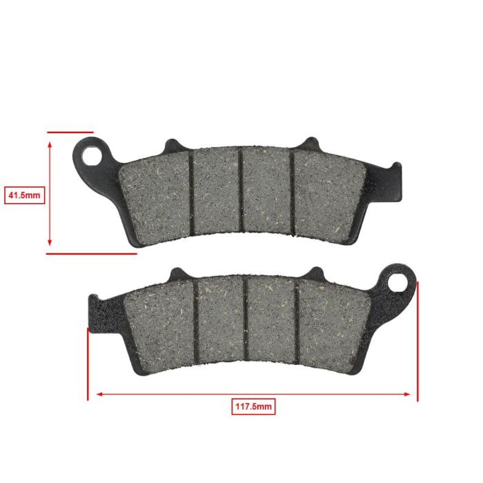 Axe de plaquettes d'étrier de frein Newfren pour downtown 300, downtown 300cc ie, madison 250cc, new people-s 300i, peop one 125, scarabeo 300cc, downtown 125cc fd0282 - vue 4