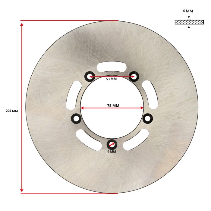 Disque de frein Kreidler RS RMC - vue 5