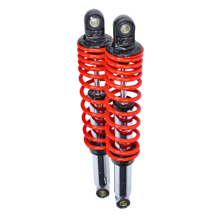 Jeu d'amortisseurs YSS 360mm chrome/rouge Simson Kreidler RD220-360P-03-15P - vue 4