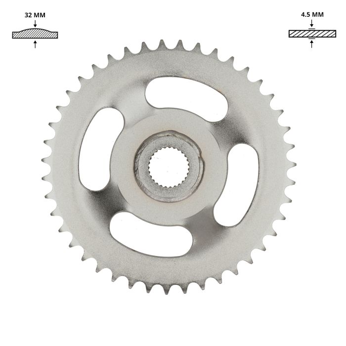 Couronne DMP 43 dents AF1 Extrema - vue 4