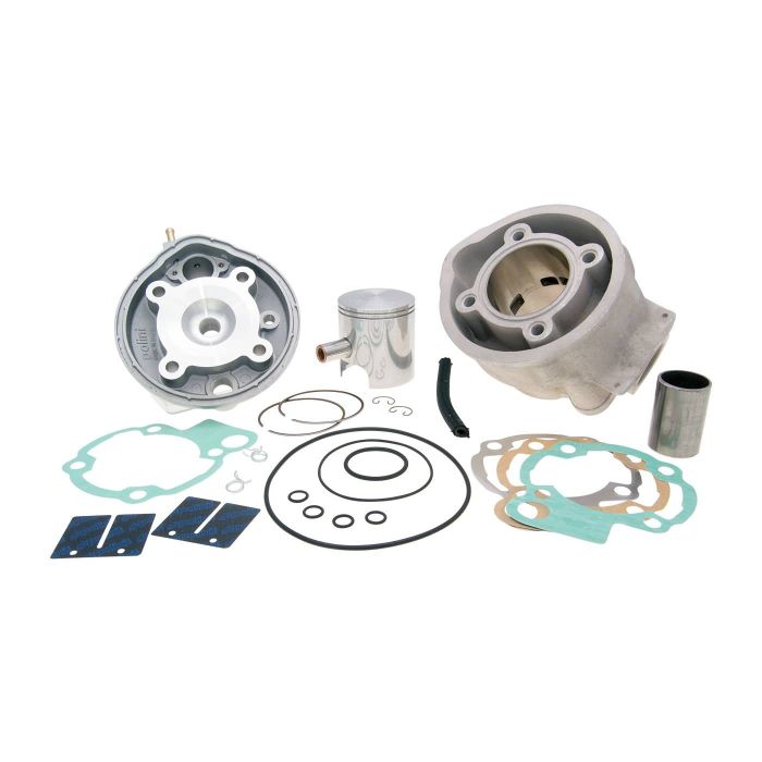 Cylindre avec tête Polini aluminium 80cc 50 mm Minarelli AM6 19 hp - vue 3