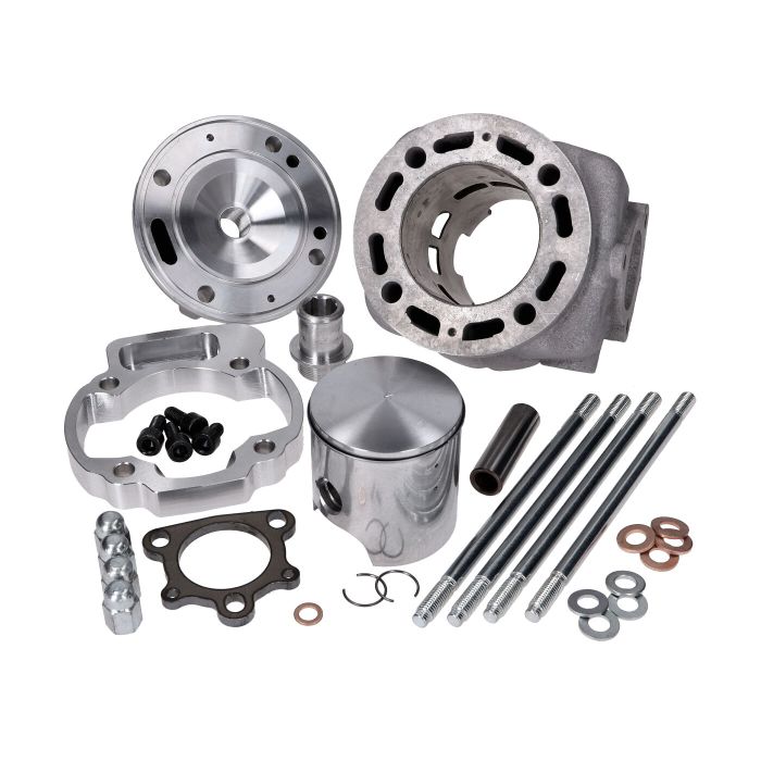 Cylindre avec tête Polini aluminium 93.4cc 52mm Minarelli AM6 133.1012 - vue 3