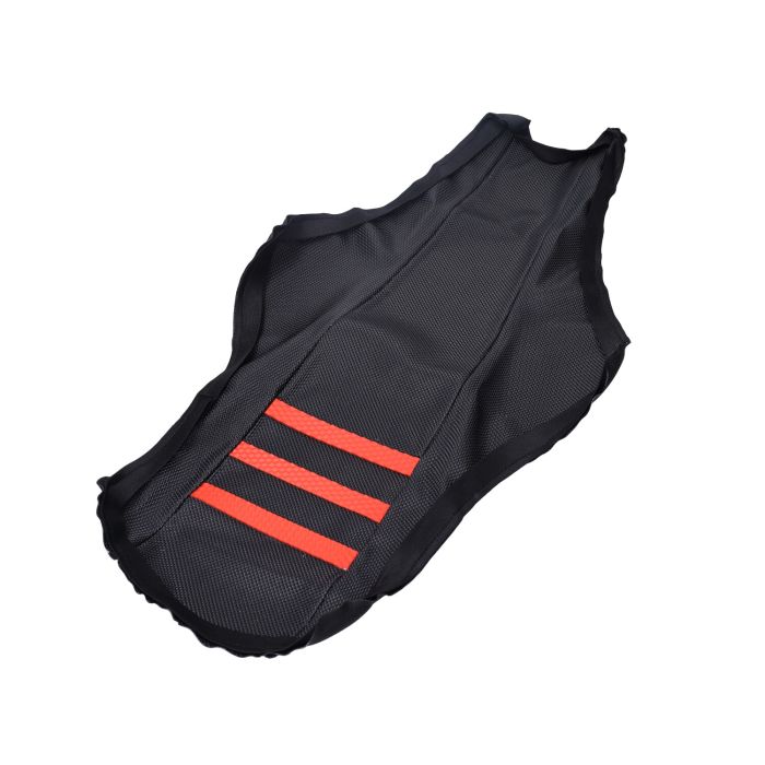 Housse de selle Regia noir/rouge modèle jusqu'en 2017 Aprilia RX SX - vue 2