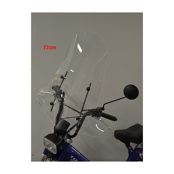 Pare-brise Regia Goccia GEV1000 72 cm clair avec kit de montage - vue 3