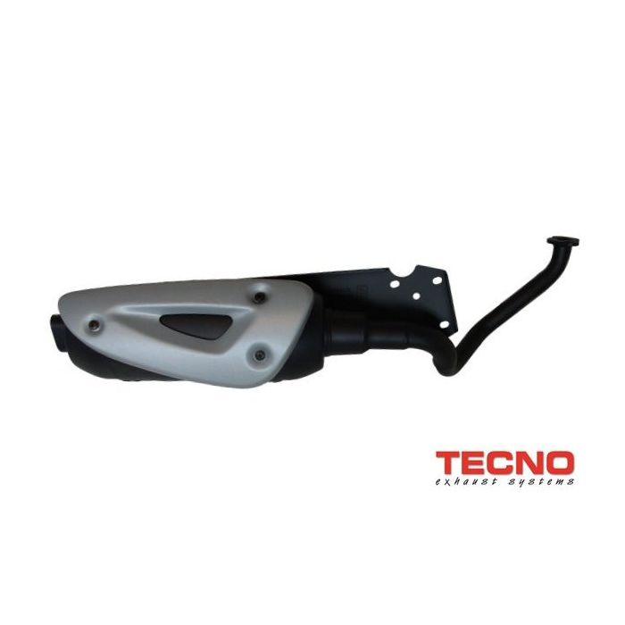Silencieux Tecno Fox2003 standard droit noir - vue 2