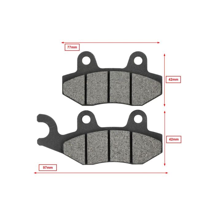 Plaquette de frein Derbi original pour Aprilia RX, Senda, Senda DRD, Senda R, SX 867239 - vue 4