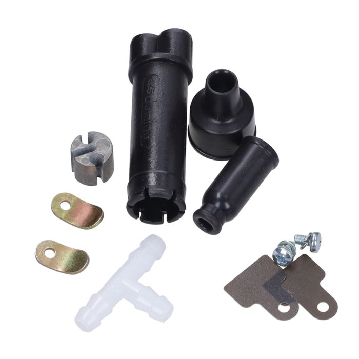 Carter Pinasco Assemblage de carburateurs doubles 46 mm Città Vespa Ciao Si 25020882 - vue 3