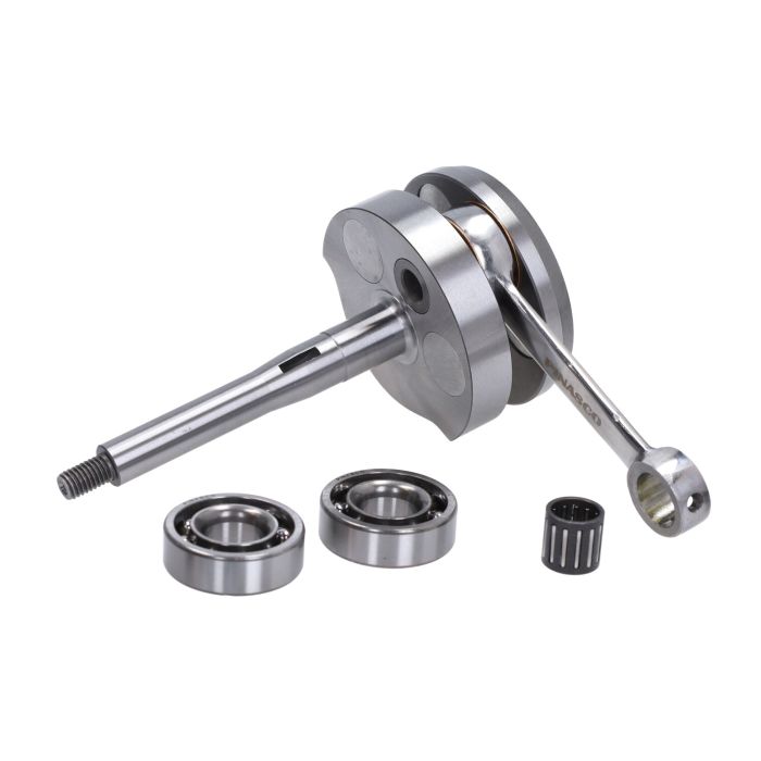 Carter moteur Pinasco + vilebrequin complet broche 12, boîtier de puissance esclave 46 mm pour 75 cc Città, Vespa, Ciao, Si - vue 6