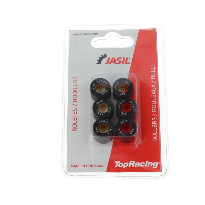 Galets variateur Top Racing 5.0gr (fabriqué dans l'UE) 16x13mm sco gy6, sco piaggio ot 6069004 - vue 2