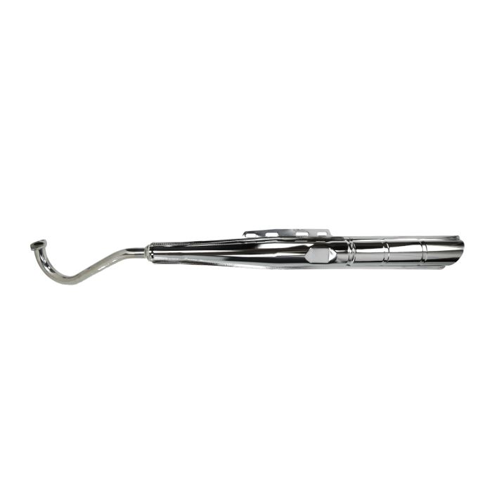 Silencieux échappement standard 22 mm oblique chrome Puch Maxi - vue 4