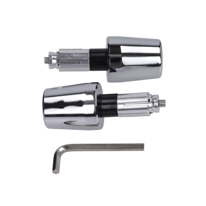 Embouts de guidon DMP métal chrome Primavera, Runner, Runner 180cc - vue 3