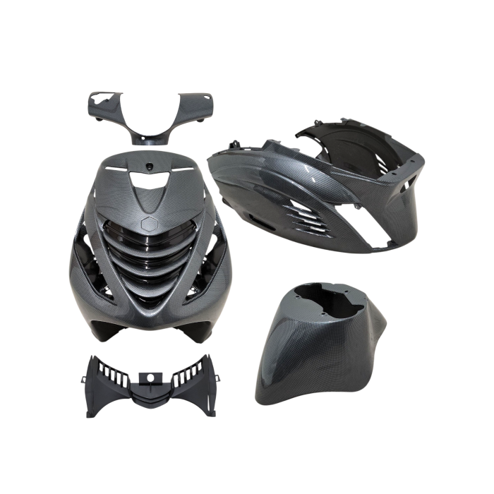 Carénage DMP modèle SP EVO-1 EVO-1 carbone brillant 5 pièces zip2000 - vue 2