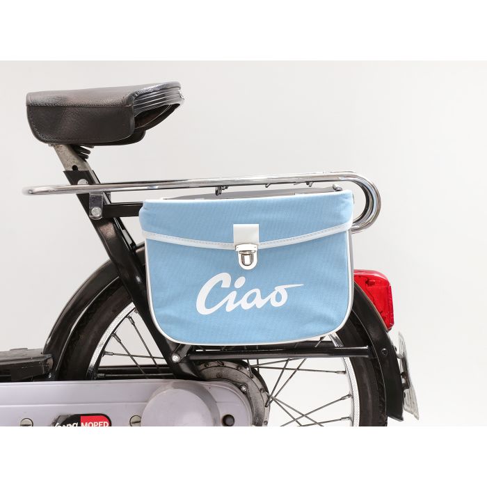 Sacoche latérale Moto-Nostra bleu/gris ciao - vue 2