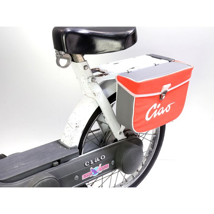 Sacoche latérale Moto-Nostra gris/orange ciao - vue 6