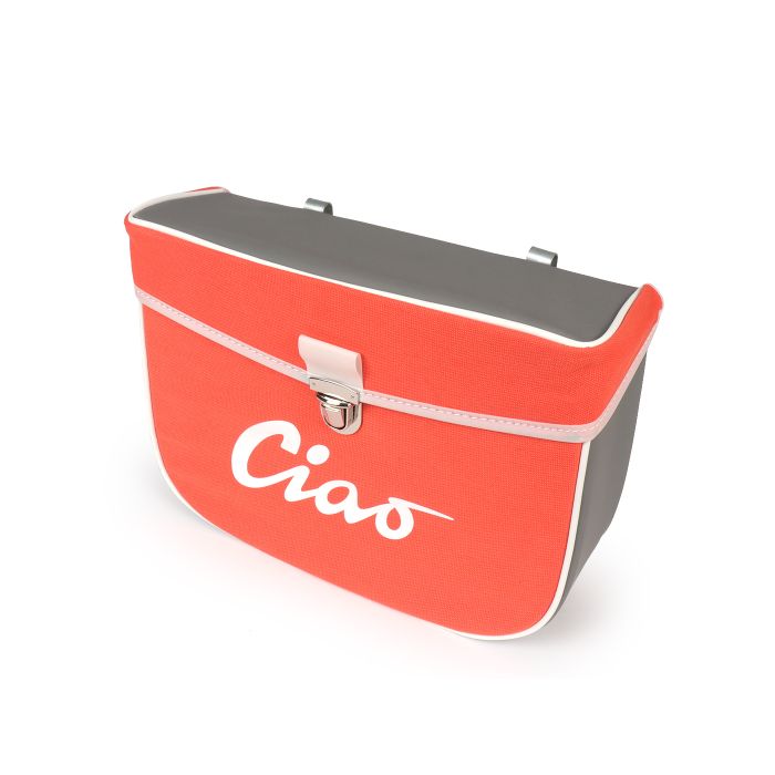 Sacoche latérale Moto-Nostra gris/orange ciao - vue 8