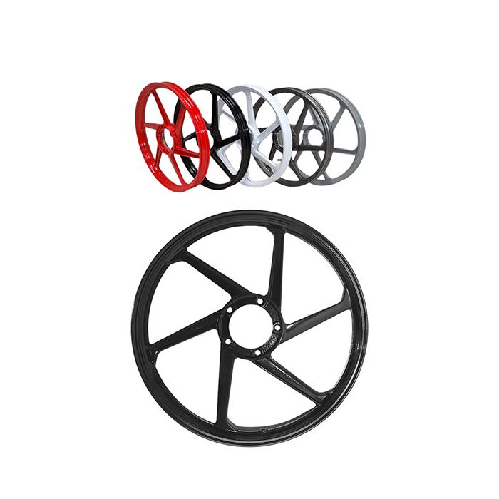 Roue Fast-Arrow aluminium sport Puch Maxi 17 pouces noir brillant - vue 3