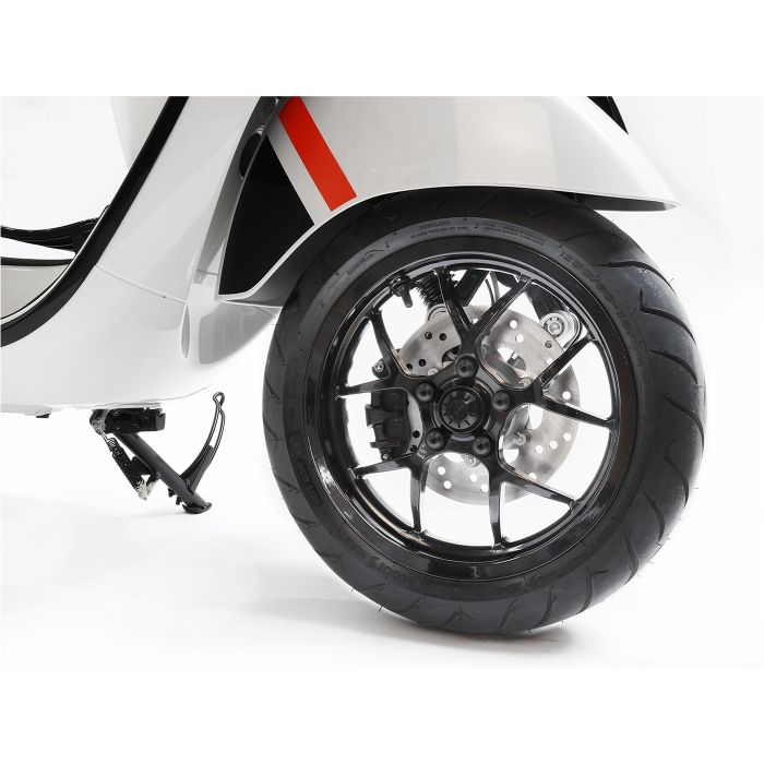 Roue avant/roue arrière BGM sport pro 13 pouces 13 pouces noir brillant gts 250cc, gts 300, gtv, gts 125cc bgm7660gb - vue 2
