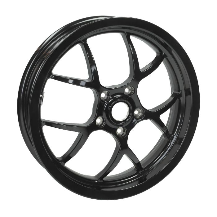 Roue avant/roue arrière BGM sport pro 13 pouces 13 pouces noir brillant gts 250cc, gts 300, gtv, gts 125cc bgm7660gb - vue 3