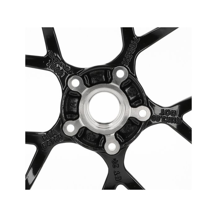 Roue avant/roue arrière BGM sport pro 13 pouces 13 pouces noir brillant gts 250cc, gts 300, gtv, gts 125cc bgm7660gb - vue 6