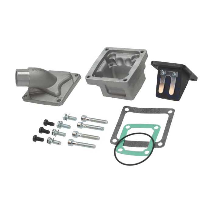 Boîte à clapets Polini collecteur fixe Evo-1 pour carburateur 19+21 Puch Maxi - vue 2