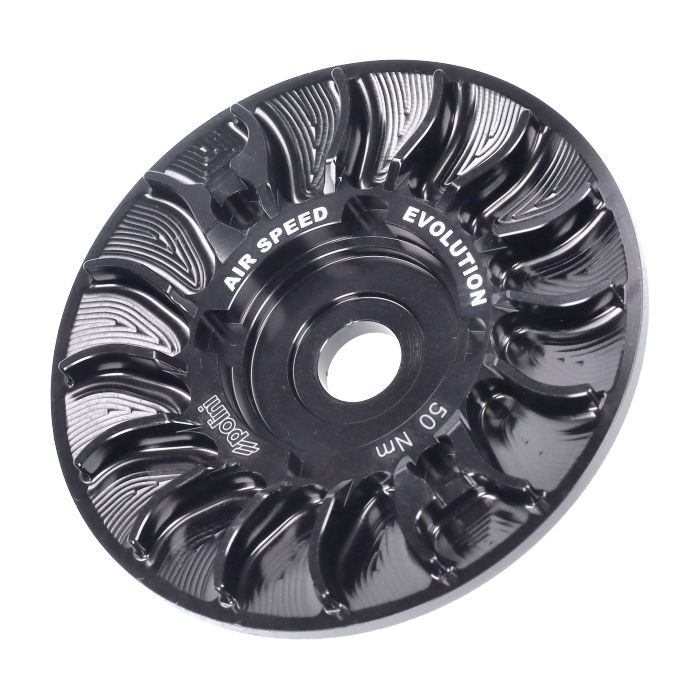 Turbine Polini variateur aluminium CNC 14° Piaggio 2T - vue 2