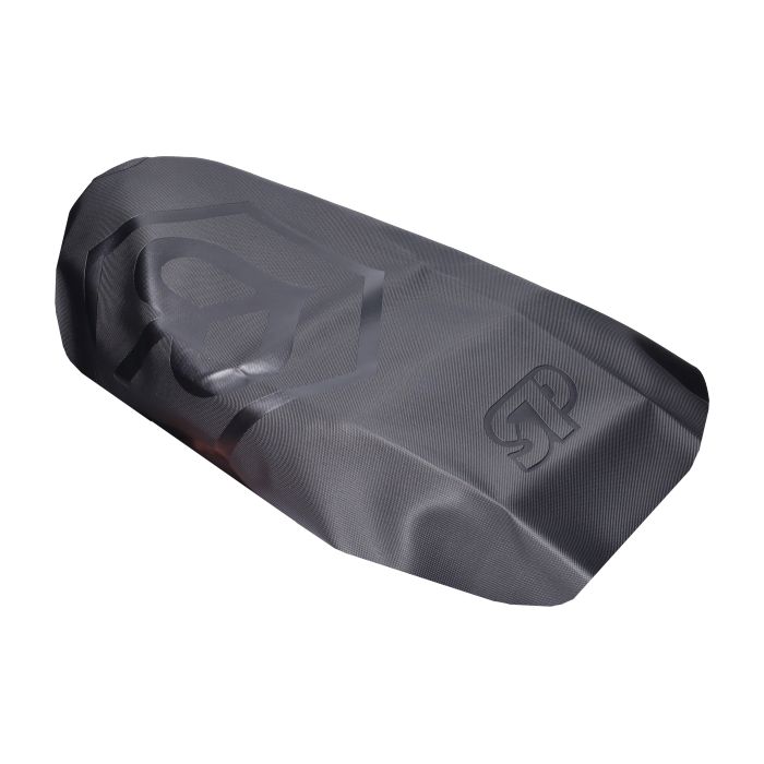 Housse de selle avec logo (fabriqué dans l'UE) + piag. et sp logo noir piaggio, zip2000sp, zip - vue 2