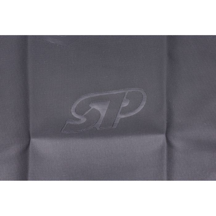 Housse de selle avec logo (fabriqué dans l'UE) + piag. et sp logo noir piaggio, zip2000sp, zip - vue 3