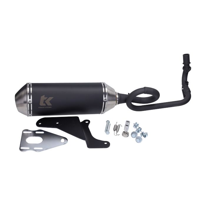 Silencieux Turbokit Approbation électronique Euro 5 Gmax alu noir Sprint Primavera m4t210 - vue 2