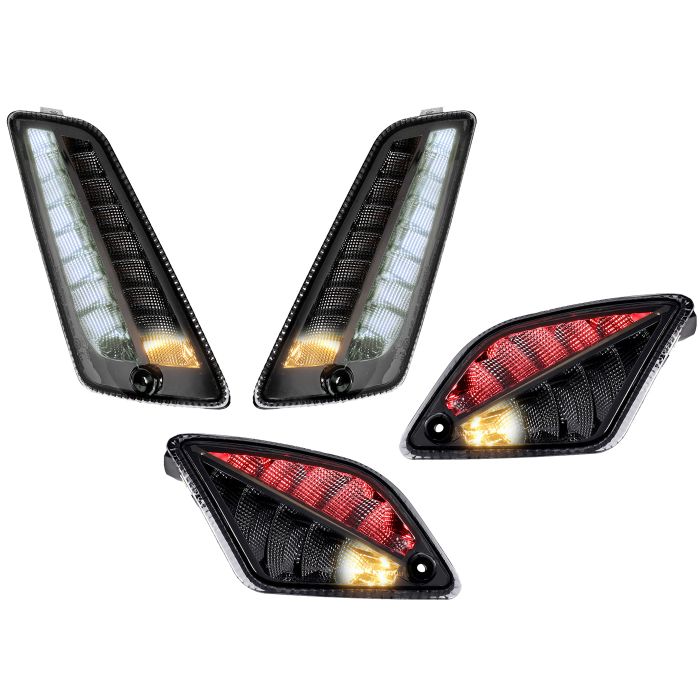 Jeu de clignotants Moto-Nostra Euro 4/5 fumé avant/arrière 4 pièces GTS 125cc GTS 300 MN629KTB - vue 3