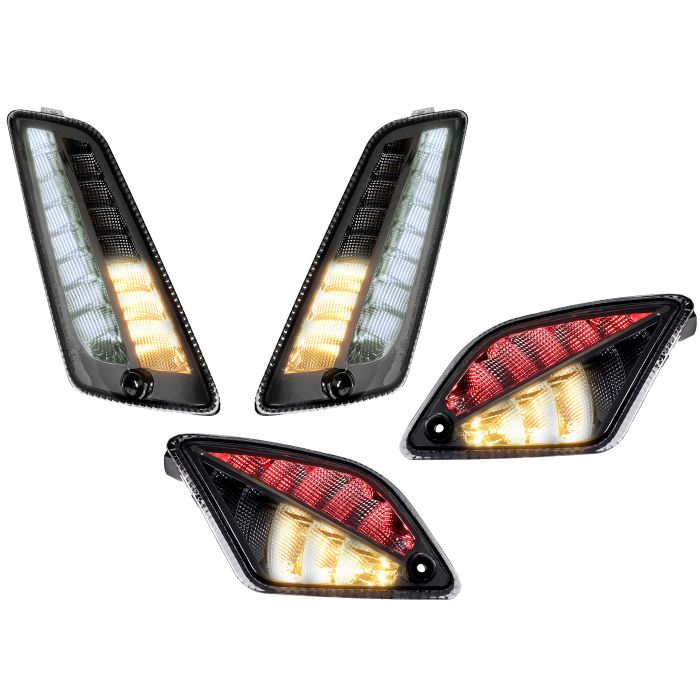 Jeu de clignotants Moto-Nostra Euro 4/5 fumé avant/arrière 4 pièces GTS 125cc GTS 300 MN629KTB - vue 4