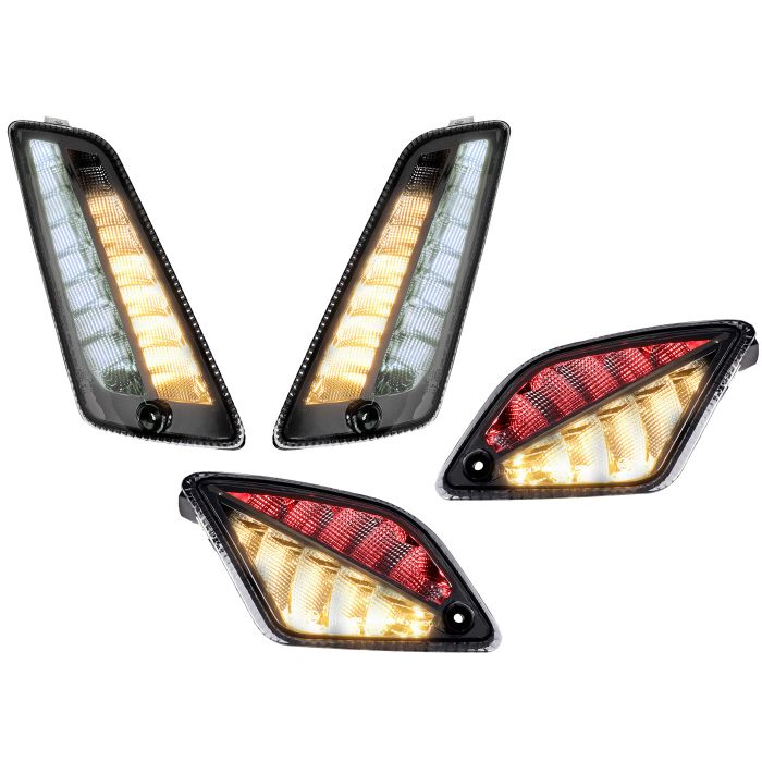 Jeu de clignotants Moto-Nostra Euro 4/5 fumé avant/arrière 4 pièces GTS 125cc GTS 300 MN629KTB - vue 5