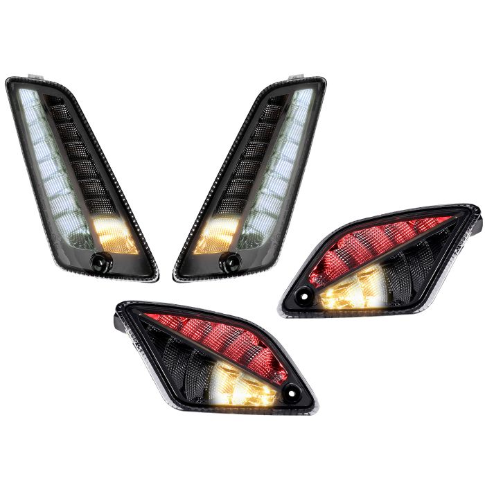 Jeu de clignotants Moto-Nostra Euro 4/5 fumé avant/arrière 4 pièces GTS 125cc GTS 300 MN629KTB - vue 8