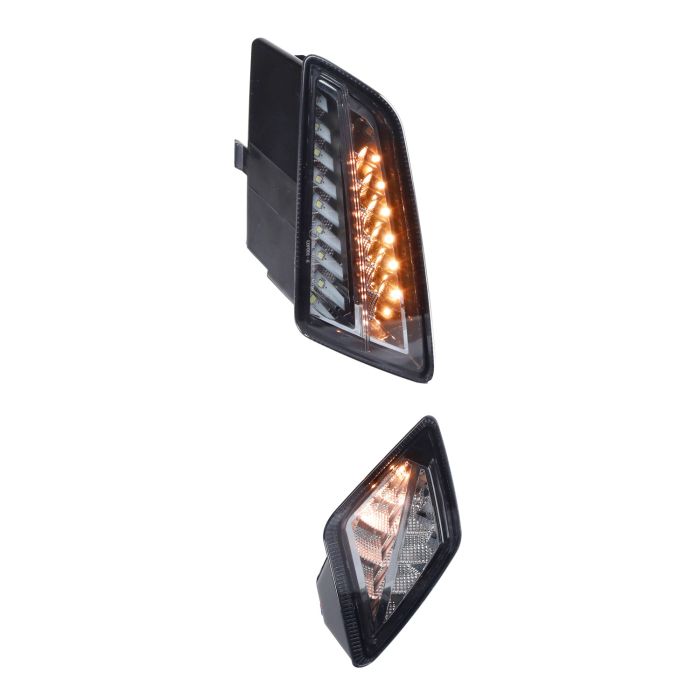 Jeu de clignotants Moto-Nostra dirigé Euro 4/5 fumée avant/arrière 4 pcs GTS 125cc, GTS 300, GTS 310 MN633KTB - vue 3
