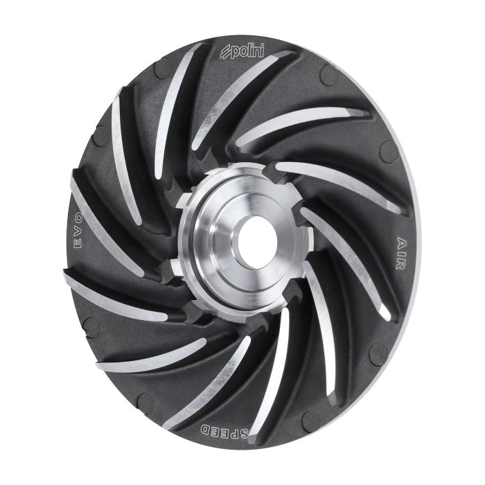 Turbine Polini vario aluminium 12,5 degrés scooter Piaggio 2T 244.0132 - vue 2