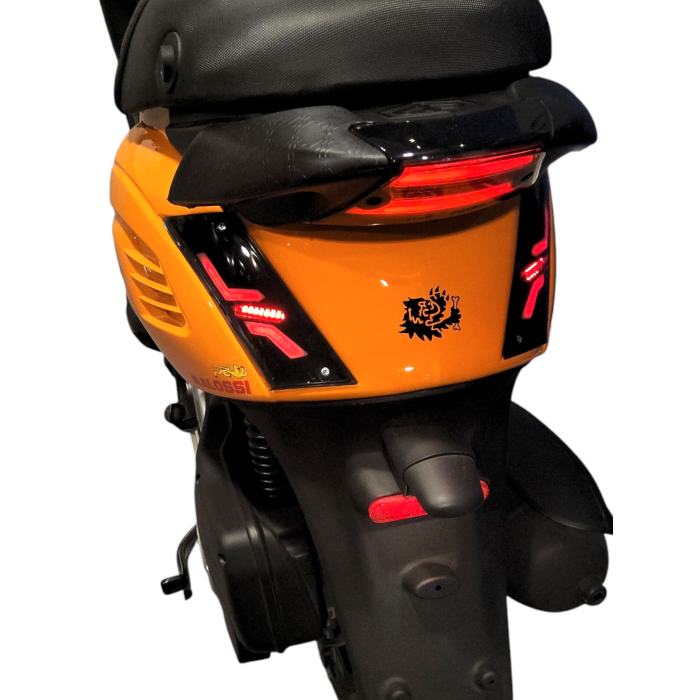 Jeu de clignotants Power1 matricés sportifs arrière fumé Zip2000 - vue 8