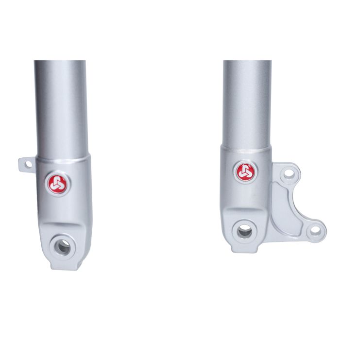 Kit décoration jambe de fourche avant Sebac 2 pièces rouge/blanc Piaggio - vue 3