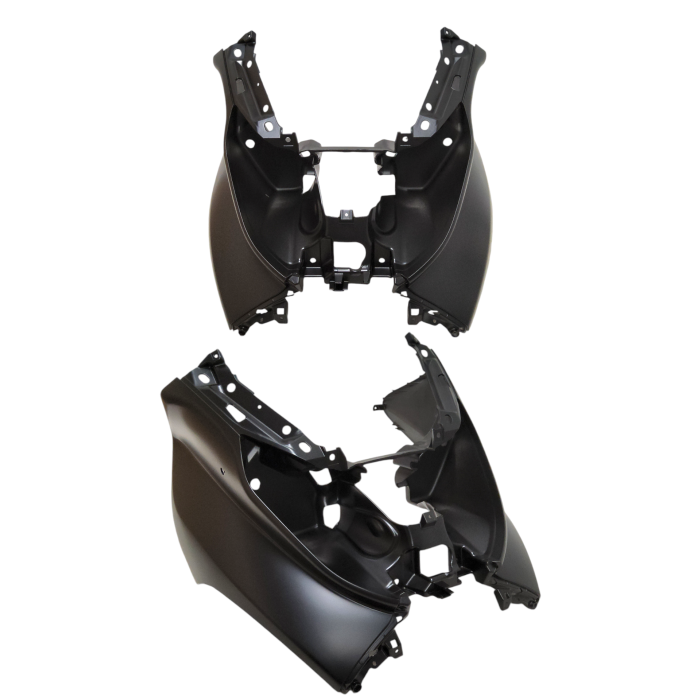 Face avant Piaggio original noir mat mp3 500cc, mp3-300cc, mp3-350cc, mp3-400cc 1b006603000no