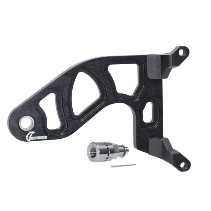 Attelle DDL Tuning cnc Renforcement du couple/de l'armature du carter noir runner 125cc 2t, Runner 180cc 2t - vue 2