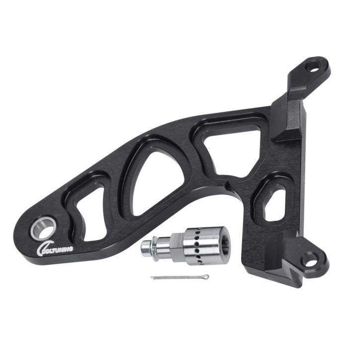 Attelle DDL Tuning cnc Renforcement du couple/de l'armature du carter noir runner 125cc 2t, Runner 180cc 2t - vue 3